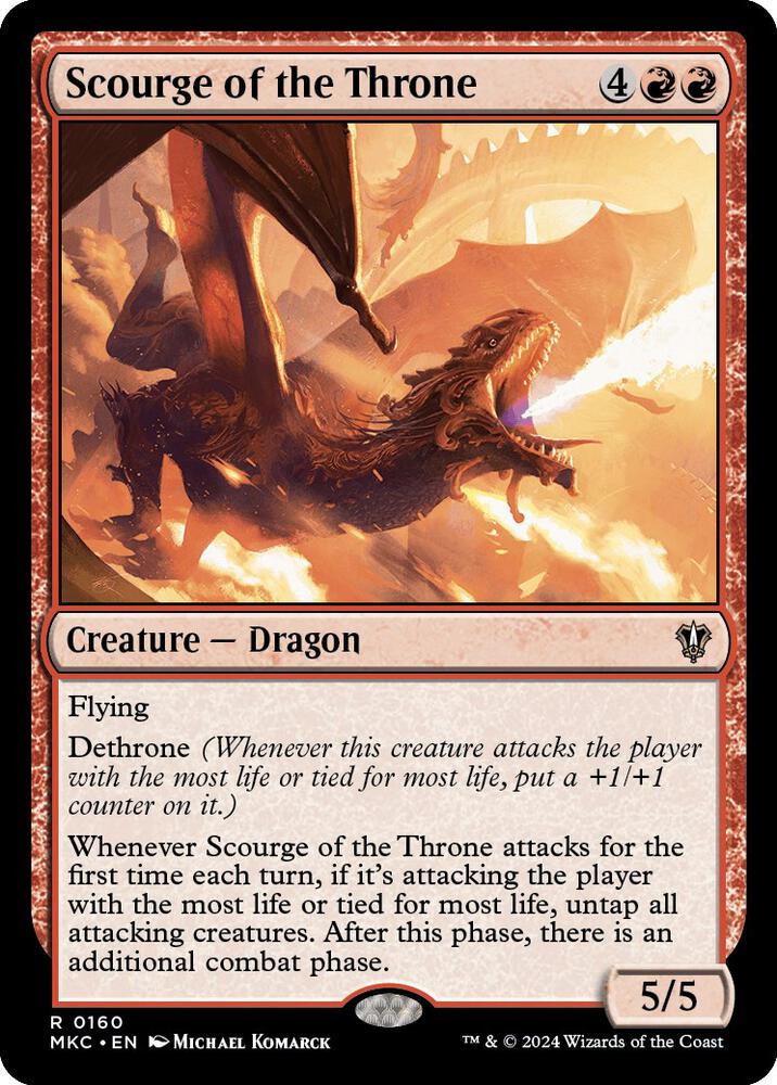 Scourge of the Throne - Commander: Murders at Karlov Manor (MKC) NM