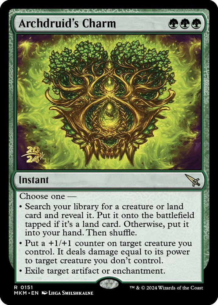 Archdruid's Charm - Prerelease Cards (PRE) NM *FOIL*