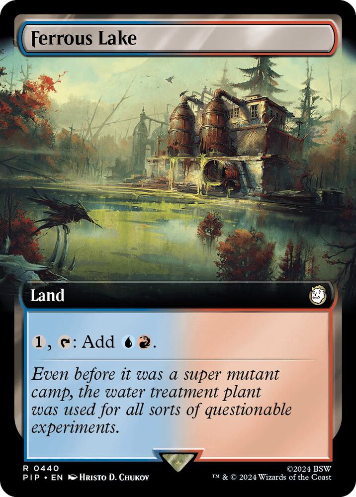 Ferrous Lake (Extended Art) - Universes Beyond: Fallout (PIP) NM