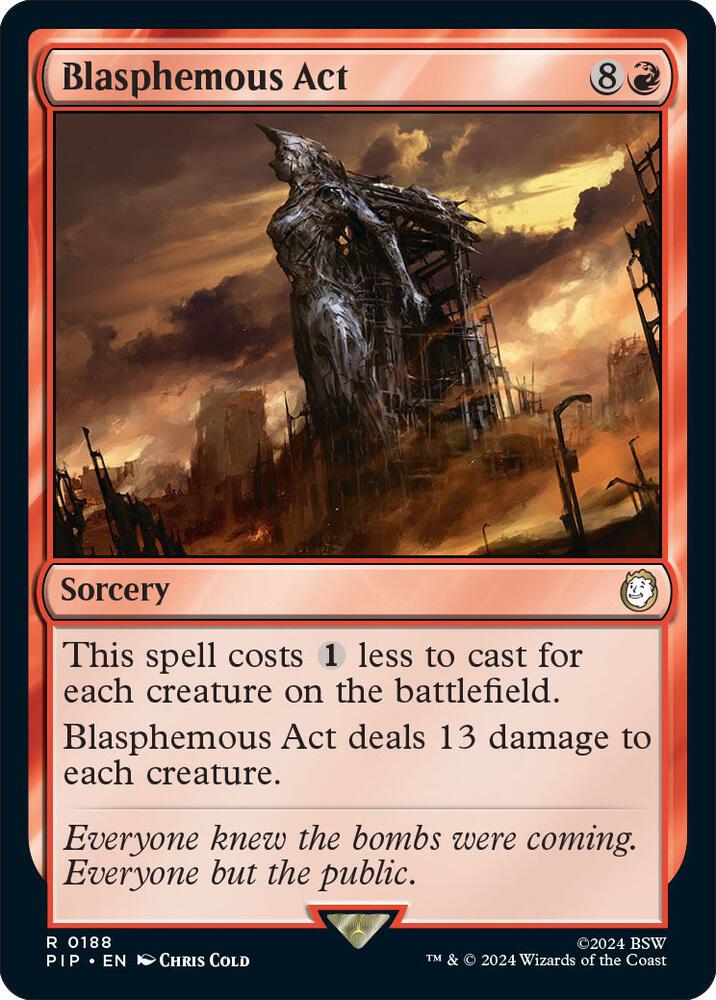 Blasphemous Act - Universes Beyond: Fallout (PIP) NM