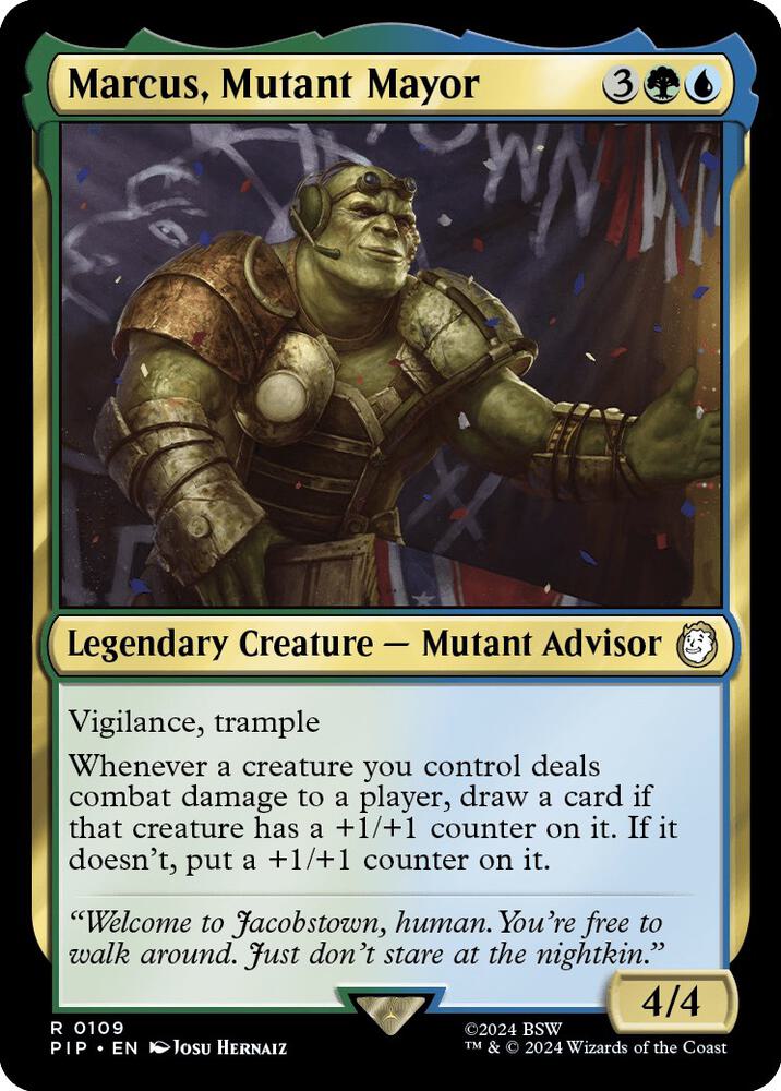Marcus, Mutant Mayor - Universes Beyond: Fallout (PIP) NM