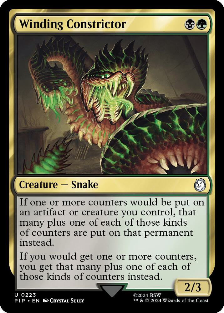 Winding Constrictor - Universes Beyond: Fallout (PIP) NM
