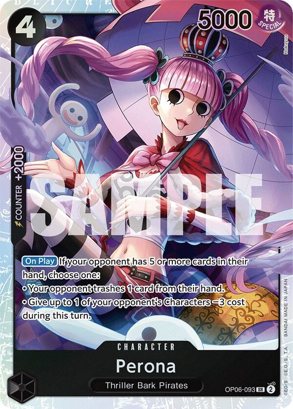 Perona (093) - Wings of the Captain (OP06) NM *FOIL*