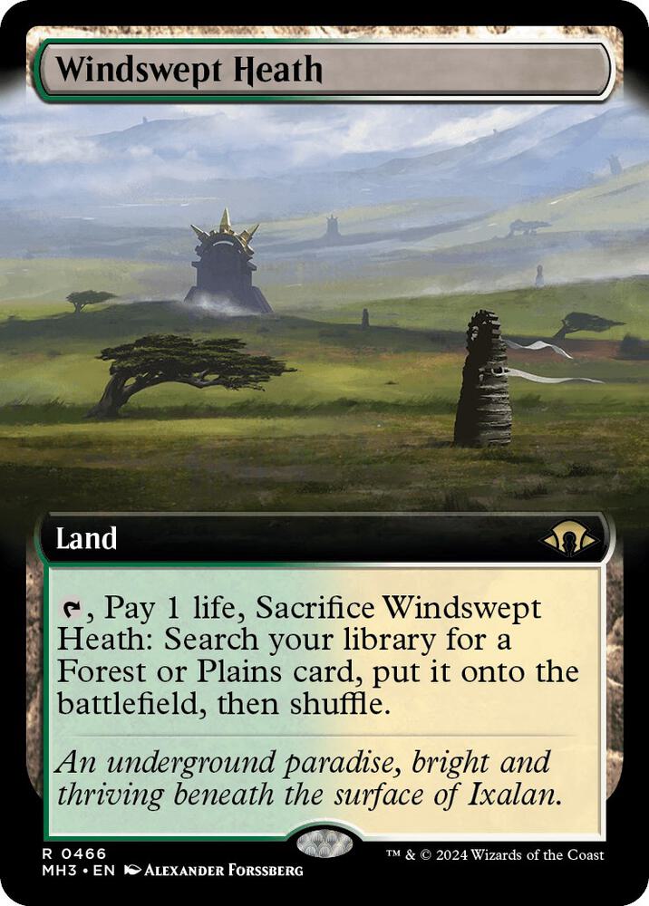 Windswept Heath (Extended Art) - Modern Horizons 3 (MH3) NM