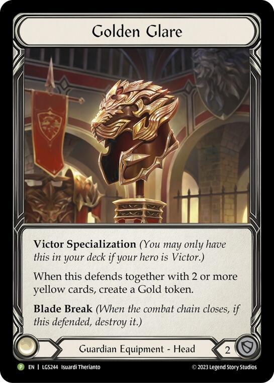 Golden Glare - LGS244 - Flesh and Blood: Promo Cards (PR) Cold Foil NM