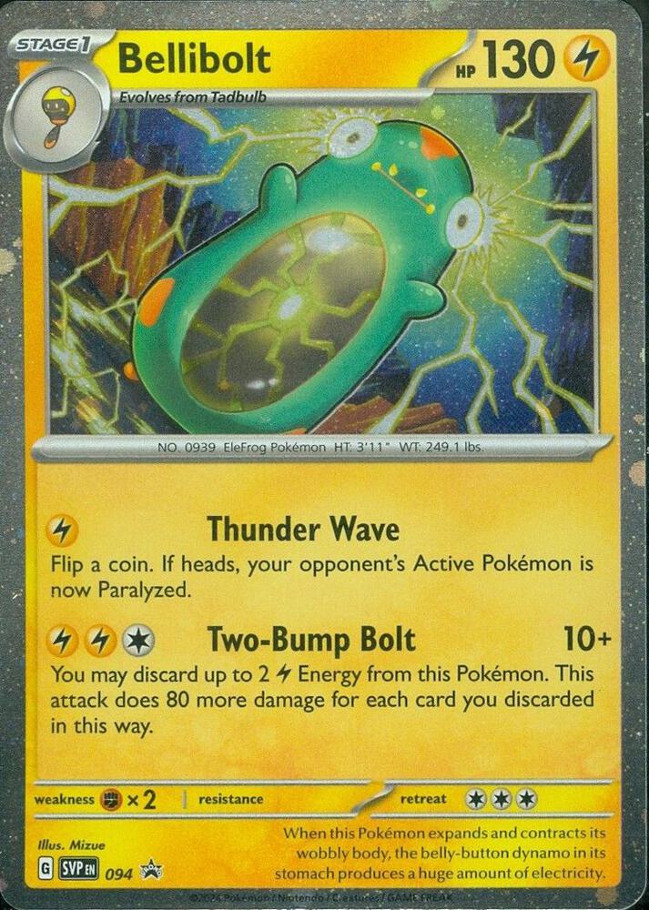 Bellibolt - 094 - SV: Scarlet & Violet Promo Cards (SVP) NM *FOIL*