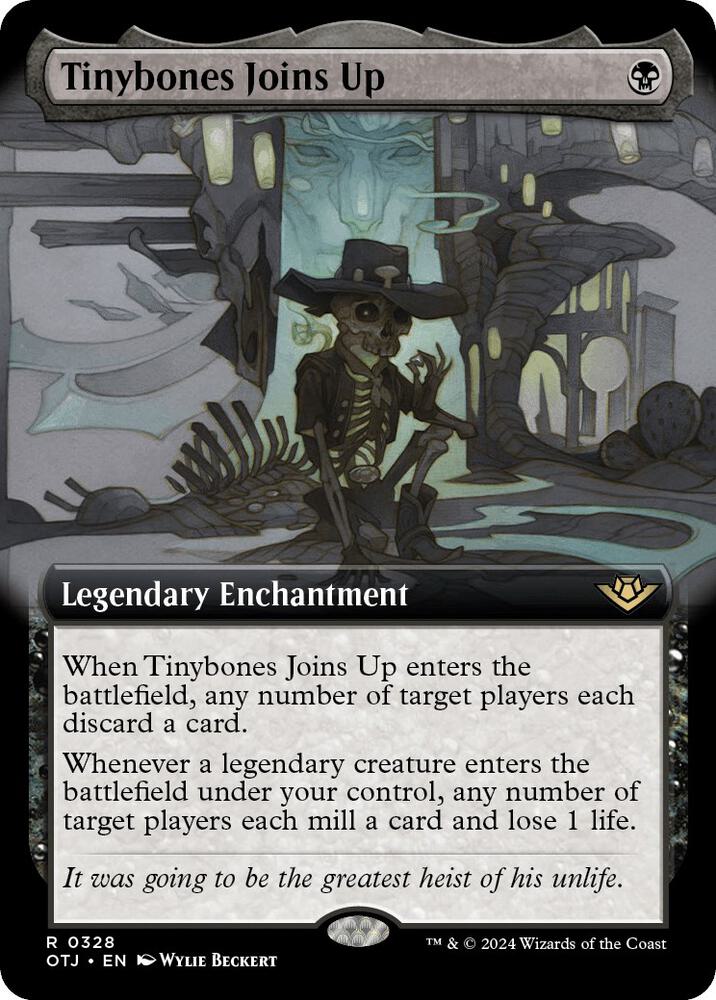 Tinybones Joins Up (Extended Art) - Outlaws of Thunder Junction (OTJ) NM