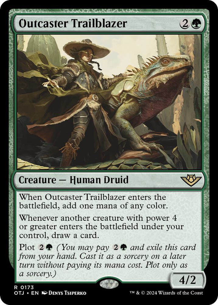Outcaster Trailblazer - Outlaws of Thunder Junction (OTJ) NM *FOIL*