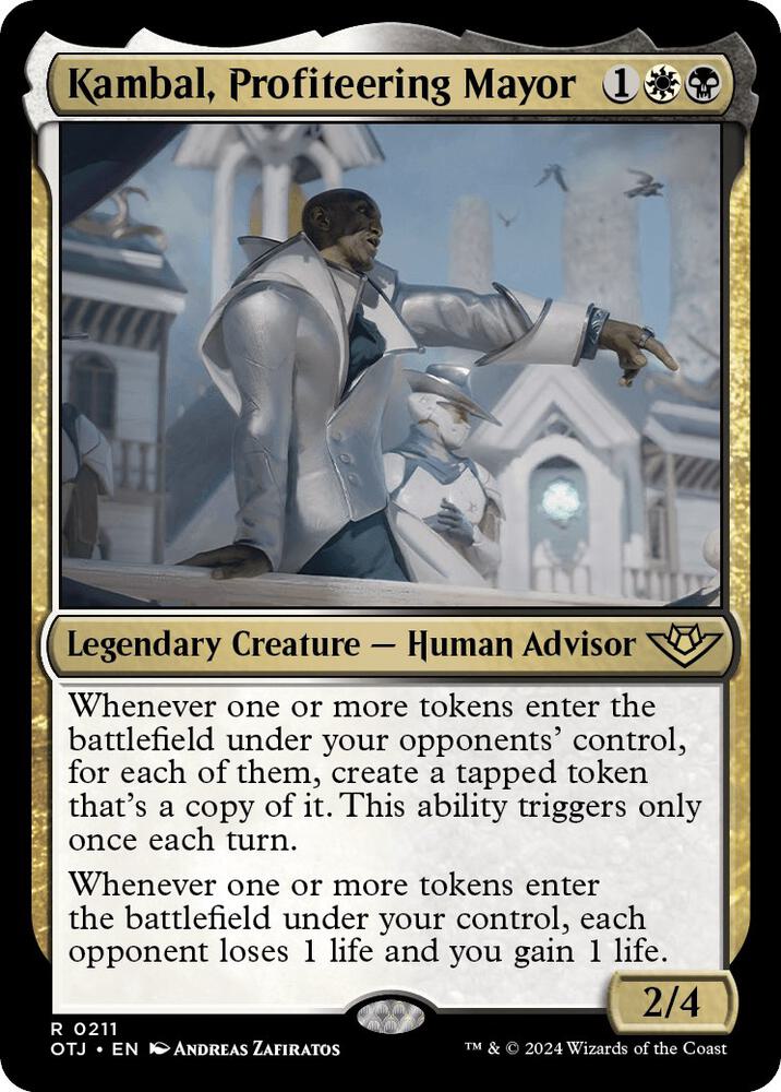 Kambal, Profiteering Mayor - Outlaws of Thunder Junction (OTJ) NM *FOIL*