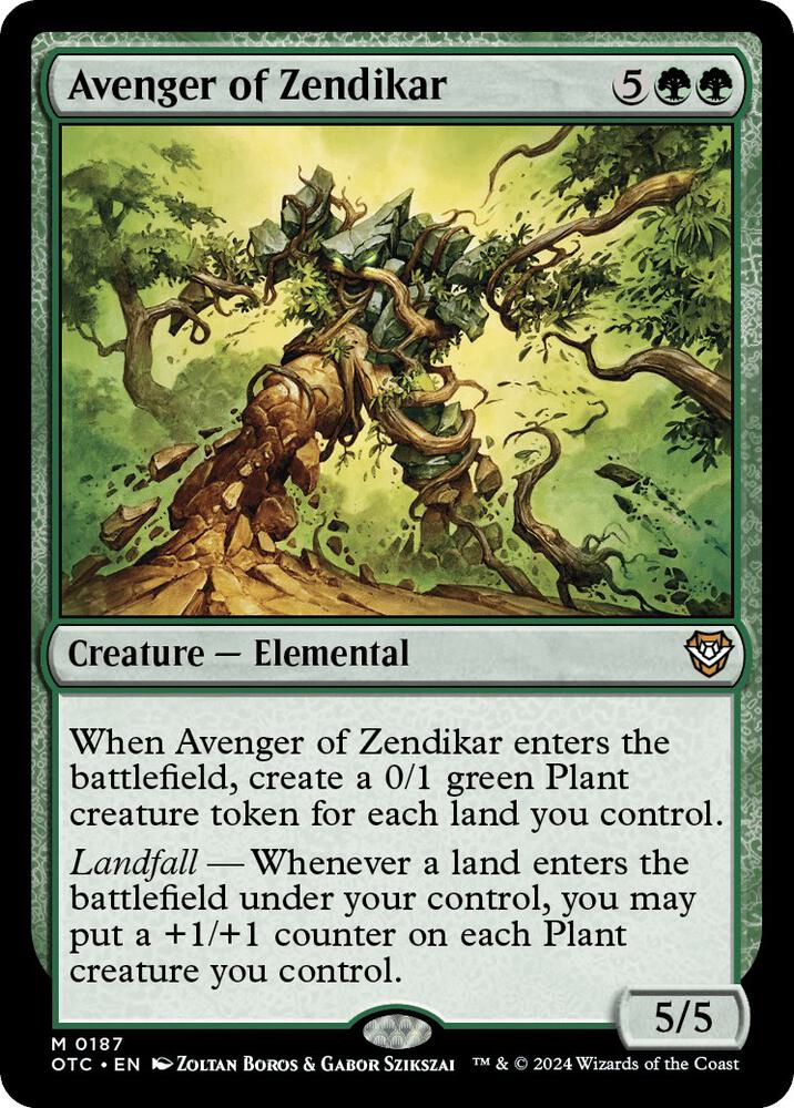 Avenger of Zendikar - Commander: Outlaws of Thunder Junction (OTC) NM