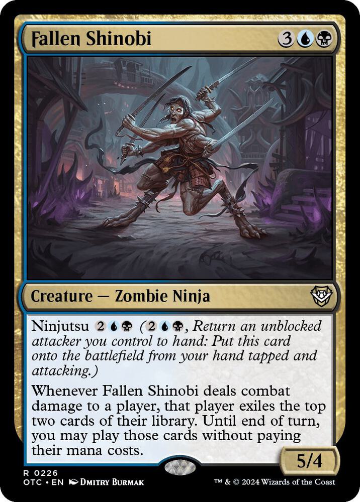 Fallen Shinobi - Commander: Outlaws of Thunder Junction (OTC)