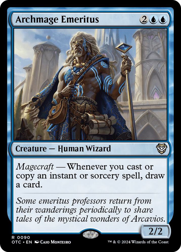 Archmage Emeritus - Commander: Outlaws of Thunder Junction (OTC) NM