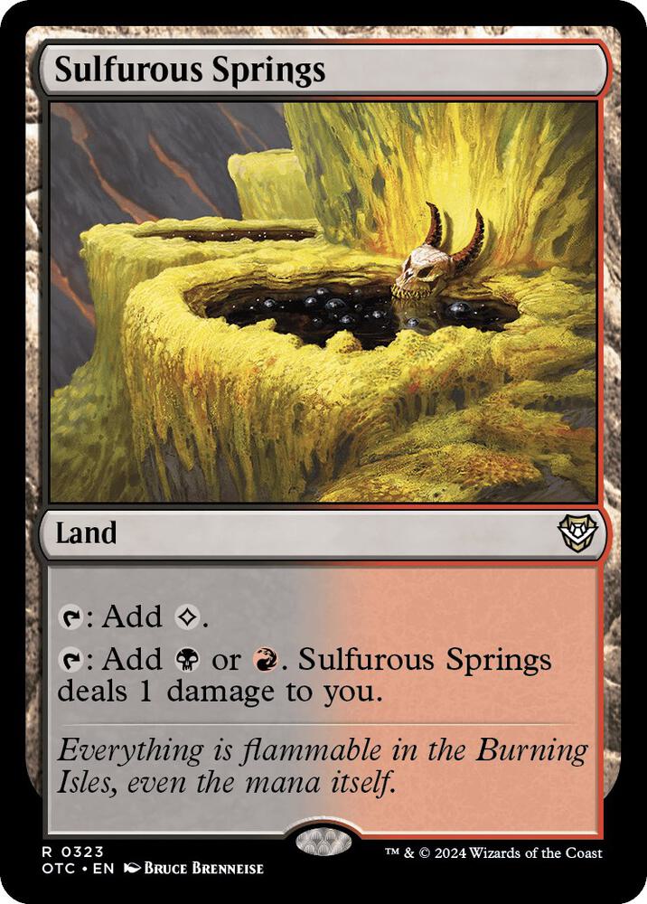 Sulfurous Springs - Commander: Outlaws of Thunder Junction (OTC) NM