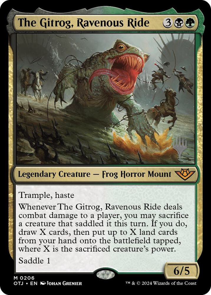 The Gitrog, Ravenous Ride - Promo Pack: Outlaws of Thunder Junction (PPOTJ) NM *FOIL*