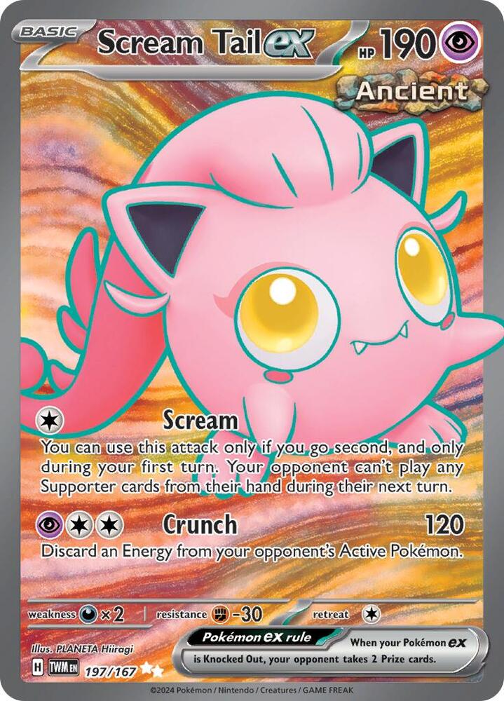 Scream Tail ex - 197/167 - SV06: Twilight Masquerade (TWM) NM *FOIL*