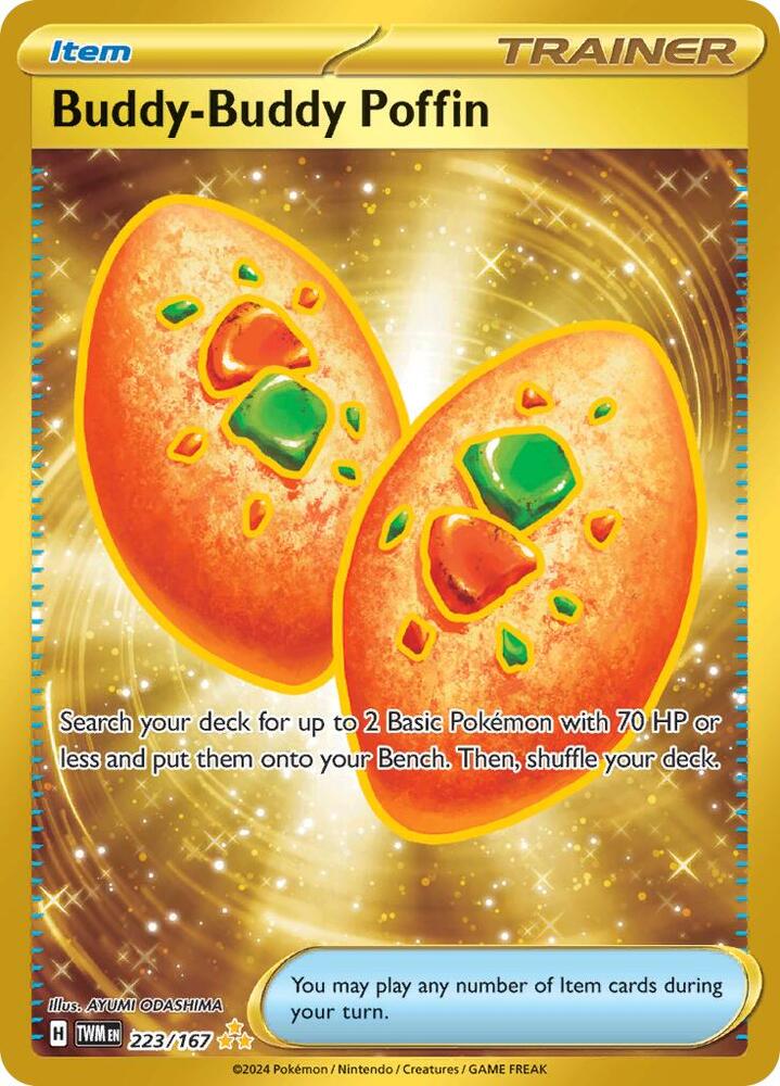 Buddy-Buddy Poffin - SV06: Twilight Masquerade (TWM) NM *FOIL*