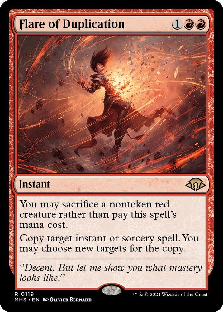 Flare of Duplication - Modern Horizons 3 (MH3) NM *FOIL*
