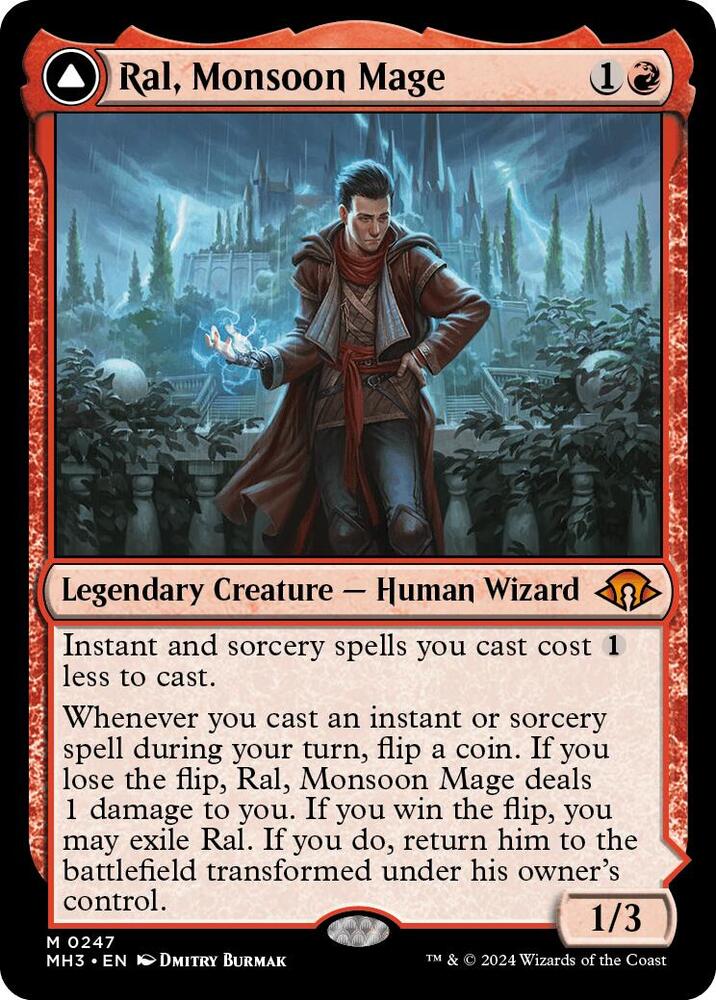 Ral, Monsoon Mage - Modern Horizons 3 (MH3) NM