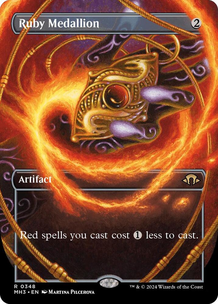 Ruby Medallion (Borderless) - Modern Horizons 3 (MH3) NM