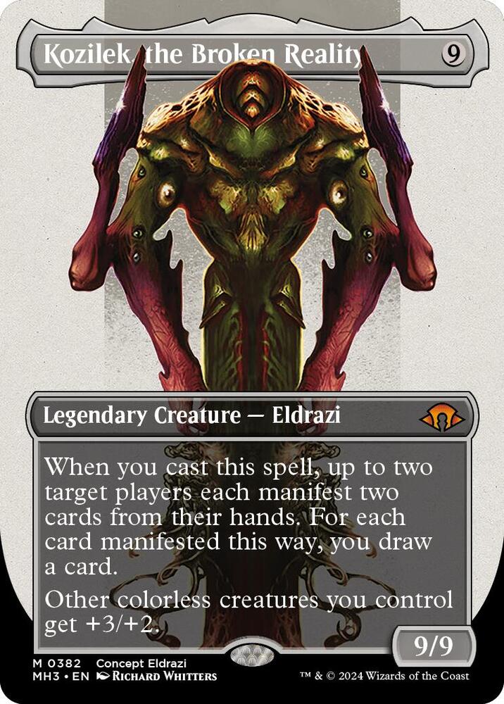 Kozilek, the Broken Reality (Borderless) - Modern Horizons 3 (MH3) NM