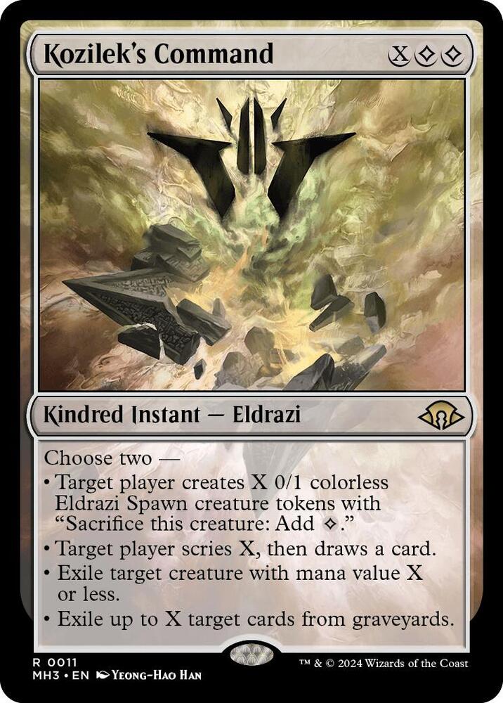 Kozilek's Command - Modern Horizons 3 (MH3) NM *FOIL*