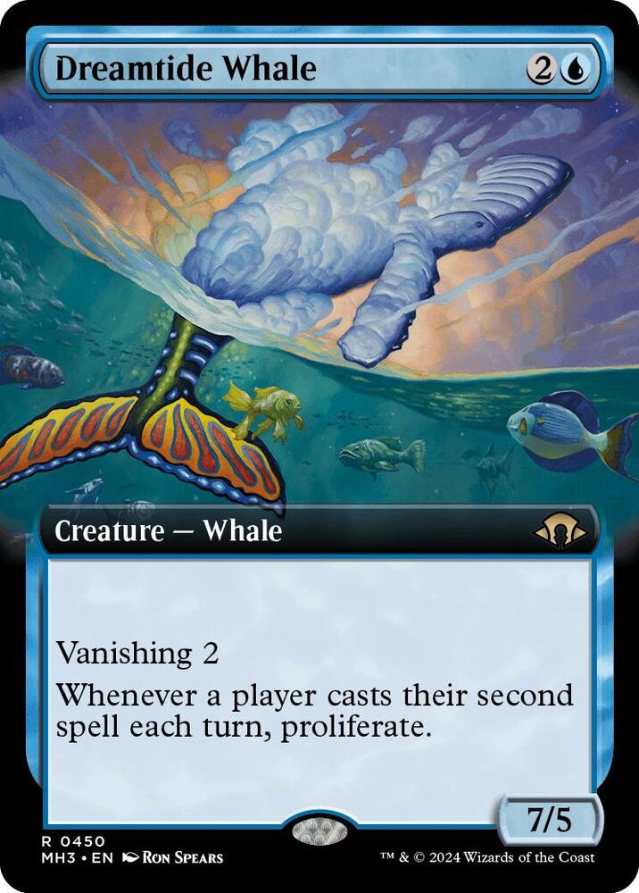 Dreamtide Whale (Extended Art) - Modern Horizons 3 (MH3) NM *FOIL*