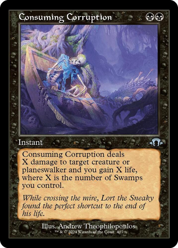 Consuming Corruption (Retro Frame) - Modern Horizons 3 (MH3) NM