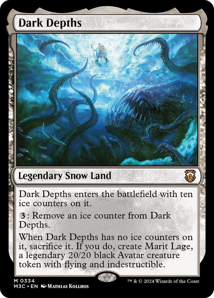 Dark Depths (Ripple Foil) - Commander: Modern Horizons 3 (M3C) NM *FOIL*