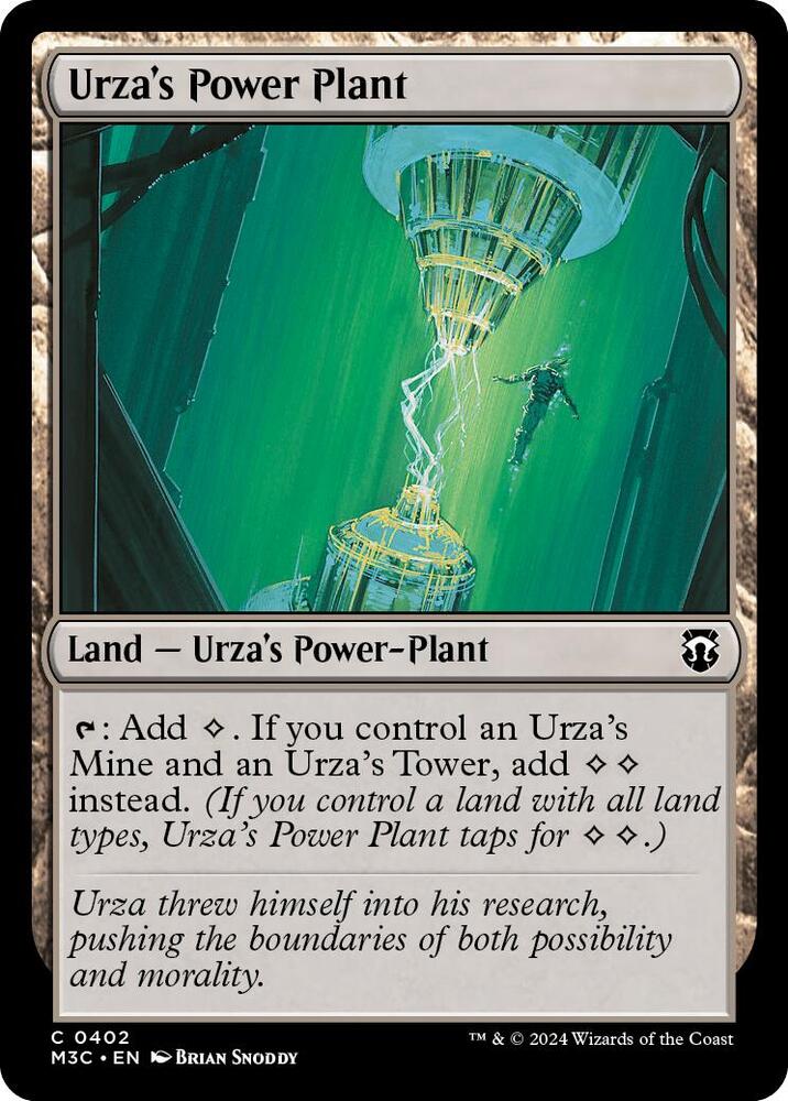 Urza's Power Plant (Ripple Foil) - Commander: Modern Horizons 3 (M3C) NM *FOIL*