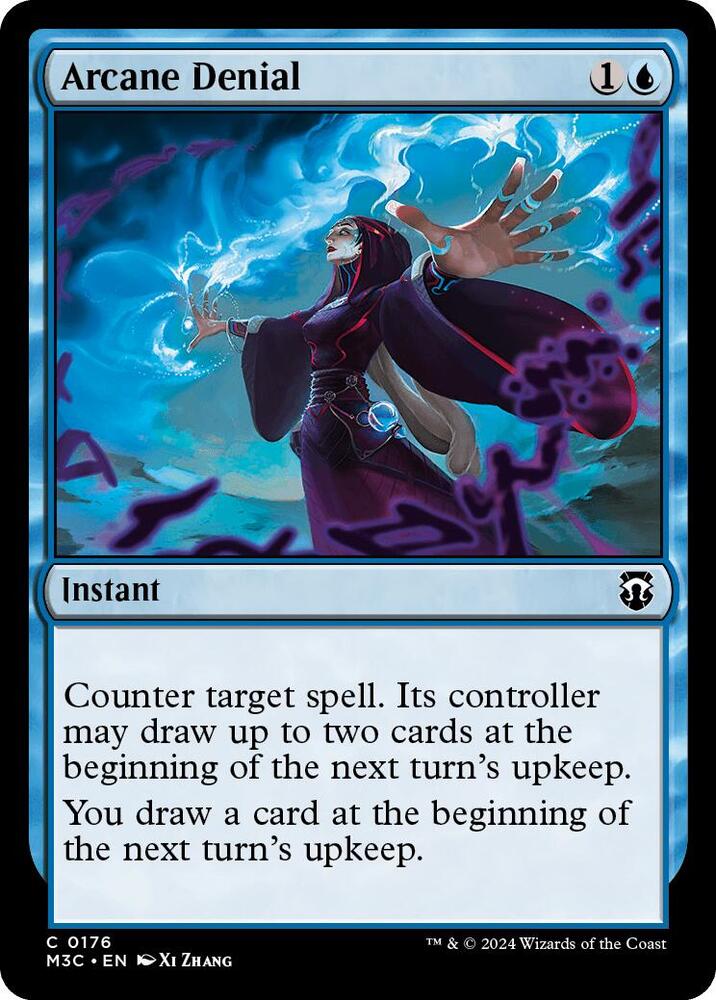 Arcane Denial (Ripple Foil) - Commander: Modern Horizons 3 (M3C)