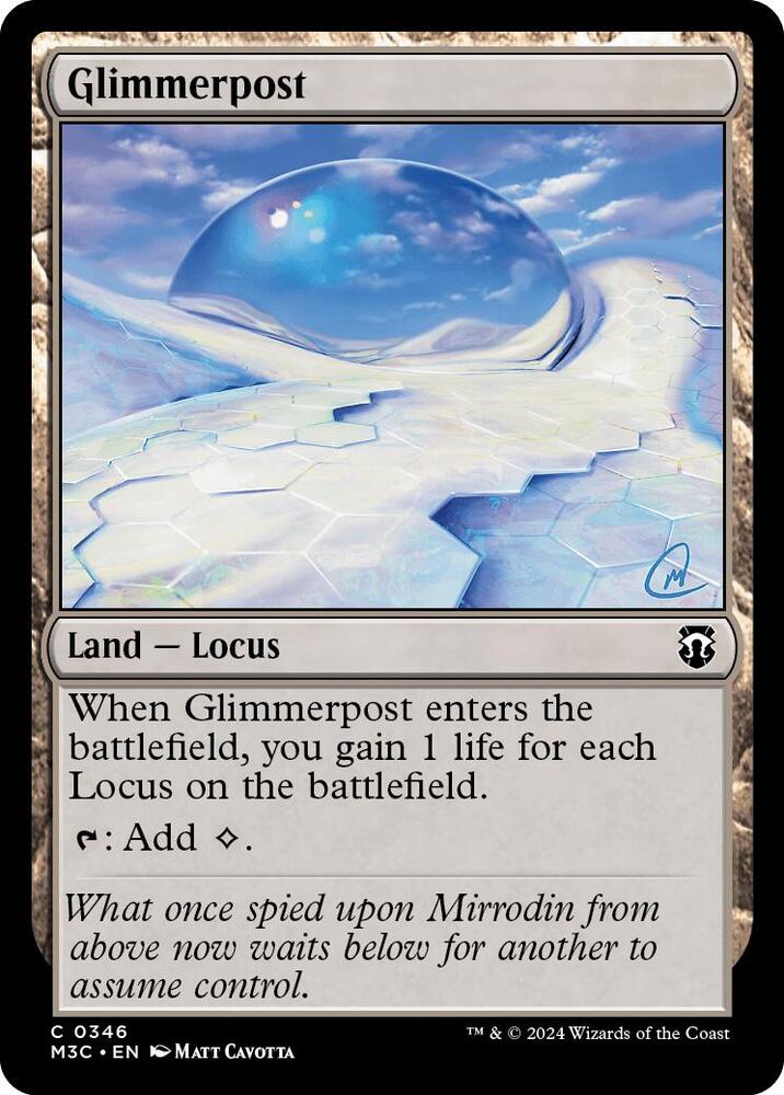 Glimmerpost (Ripple Foil) - Commander: Modern Horizons 3 (M3C) NM *FOIL*