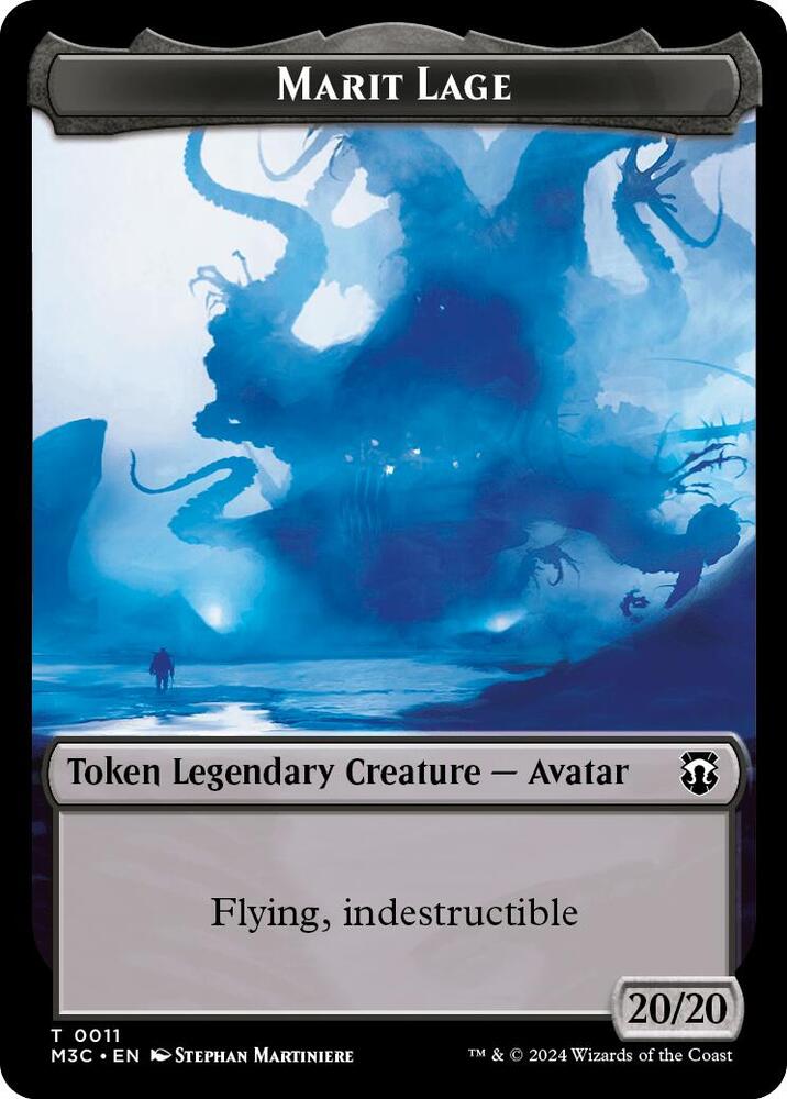 Marit Lage (Ripple Foil) // Sand Warrior Double-Sided Token - Commander: Modern Horizons 3 (M3C) NM *FOIL*