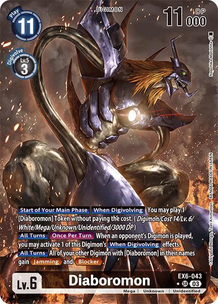 Diaboromon (Alternate Art) - Infernal Ascension (EX-06) NM *FOIL*