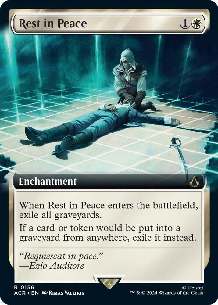 Rest in Peace (Extended Art) - Universes Beyond: Assassin's Creed (ACR) NM *FOIL*