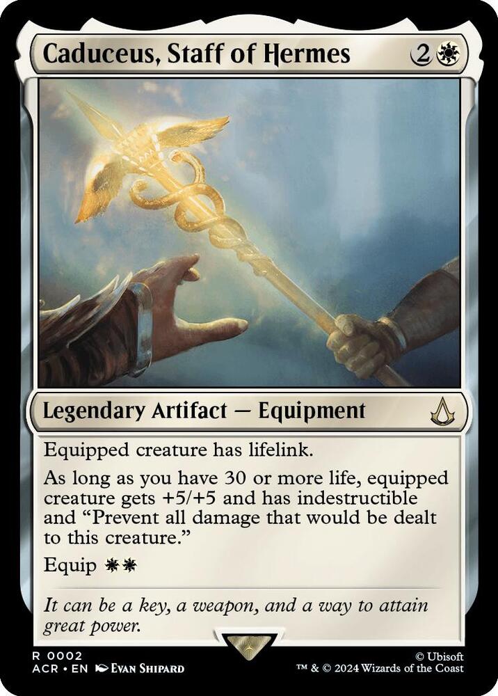 Caduceus, Staff of Hermes - Universes Beyond: Assassin's Creed (ACR) NM *FOIL*