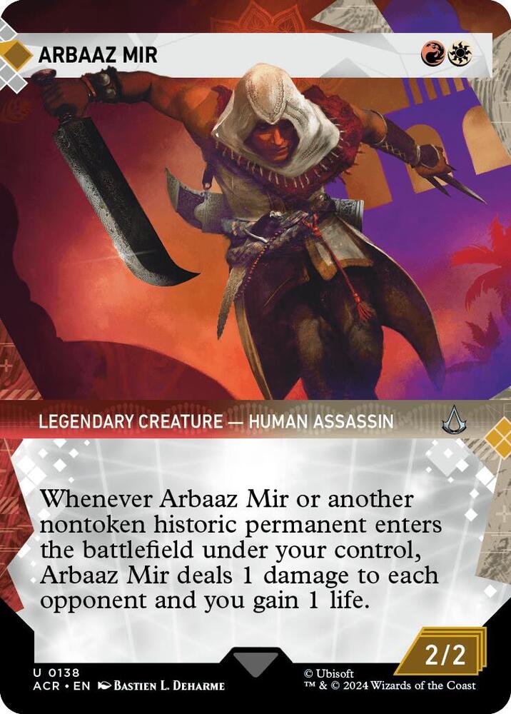 Arbaaz Mir (Showcase) - Universes Beyond: Assassin's Creed (ACR) Universes Beyond: Assassin's Creed