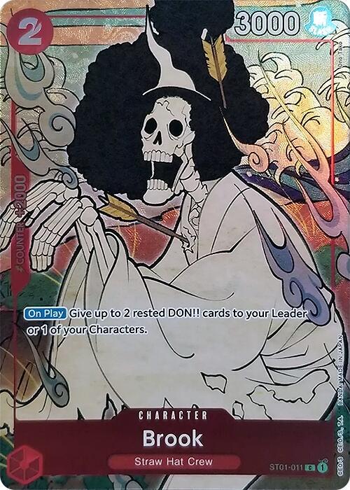 Brook (English Version 1st Anniversary Set) - One Piece Promotion Cards (OP-PR) NM *FOIL*