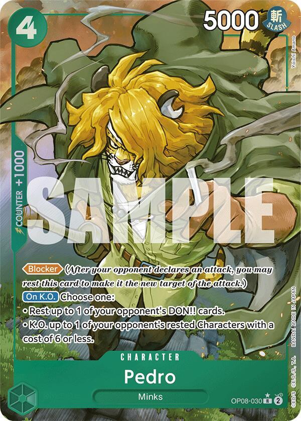 Pedro (Parallel) - Two Legends (OP08) NM *FOIL*