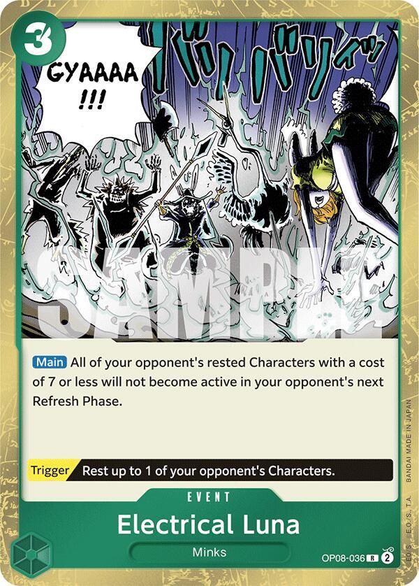 Electrical Luna - Two Legends (OP08) NM *FOIL*