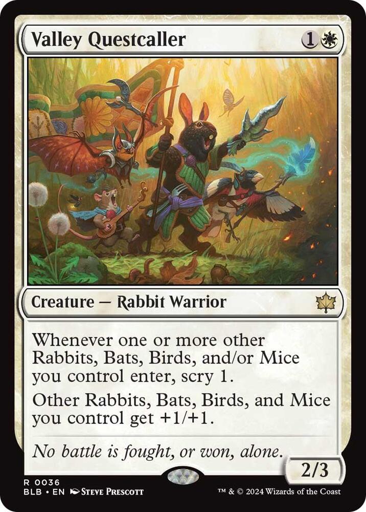 Valley Questcaller - Bloomburrow (BLB) NM *FOIL*