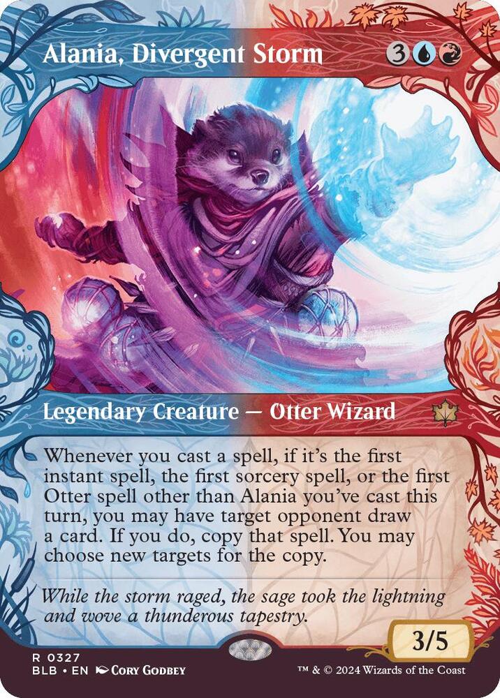 Alania, Divergent Storm (Showcase) - Bloomburrow (BLB) NM *FOIL*