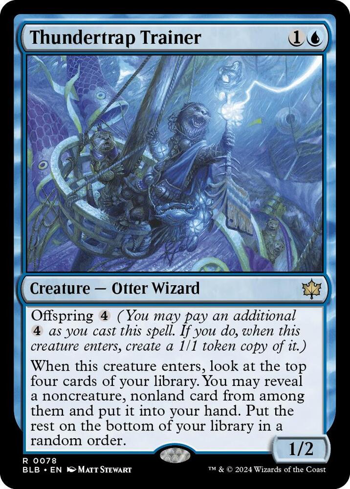 Thundertrap Trainer - Bloomburrow (BLB) NM