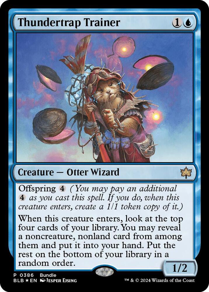 Thundertrap Trainer (BLB Bundle) - Unique and Miscellaneous Promos (UMP) NM *FOIL*