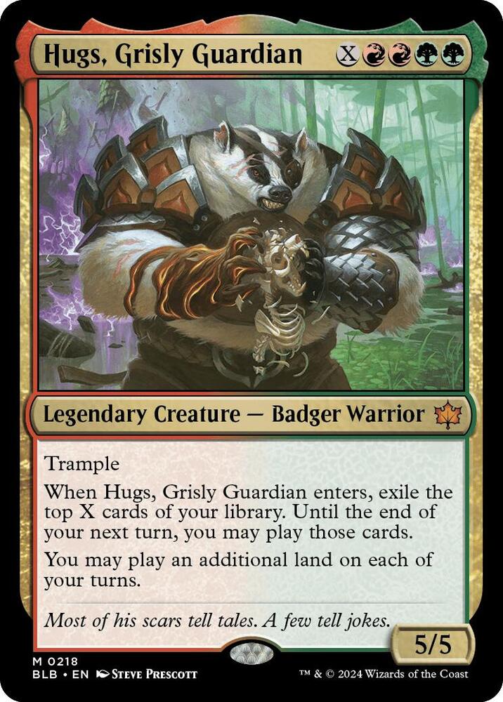 Hugs, Grisly Guardian - Bloomburrow (BLB) NM