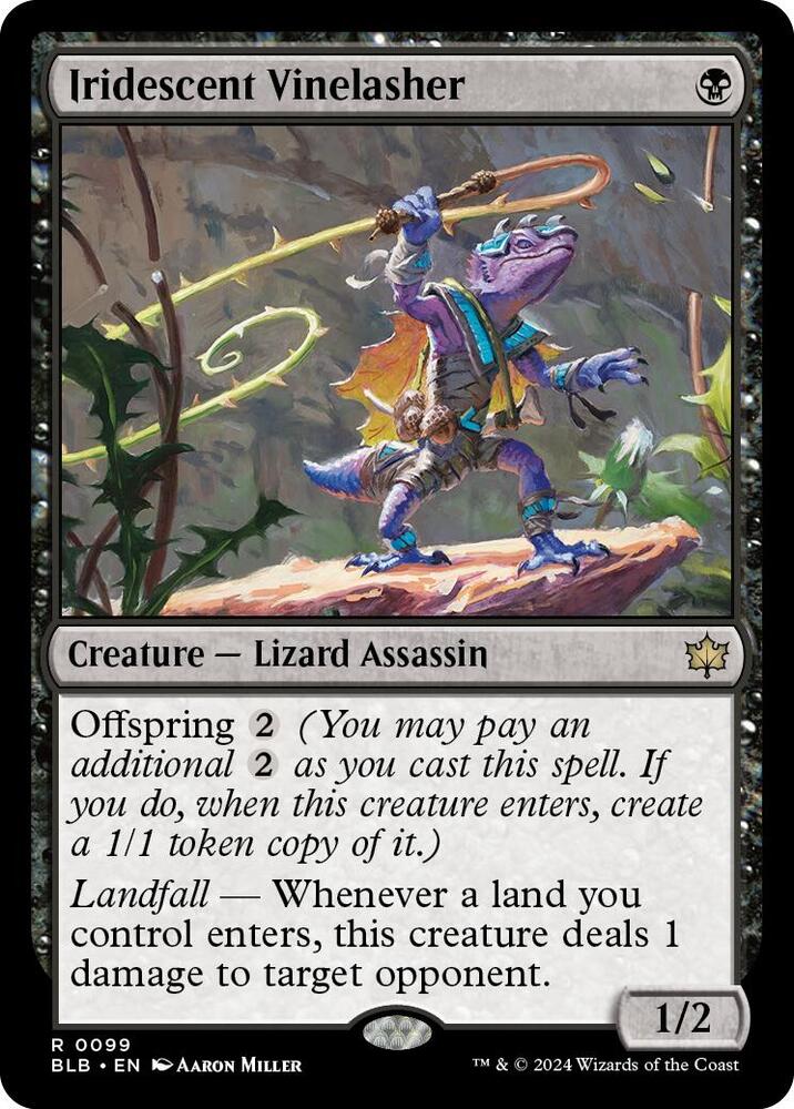 Iridescent Vinelasher - Bloomburrow (BLB) NM