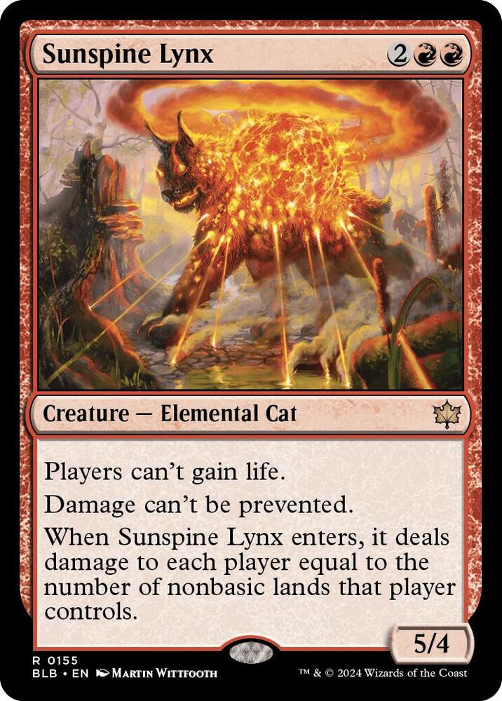 Sunspine Lynx - Bloomburrow (BLB) NM