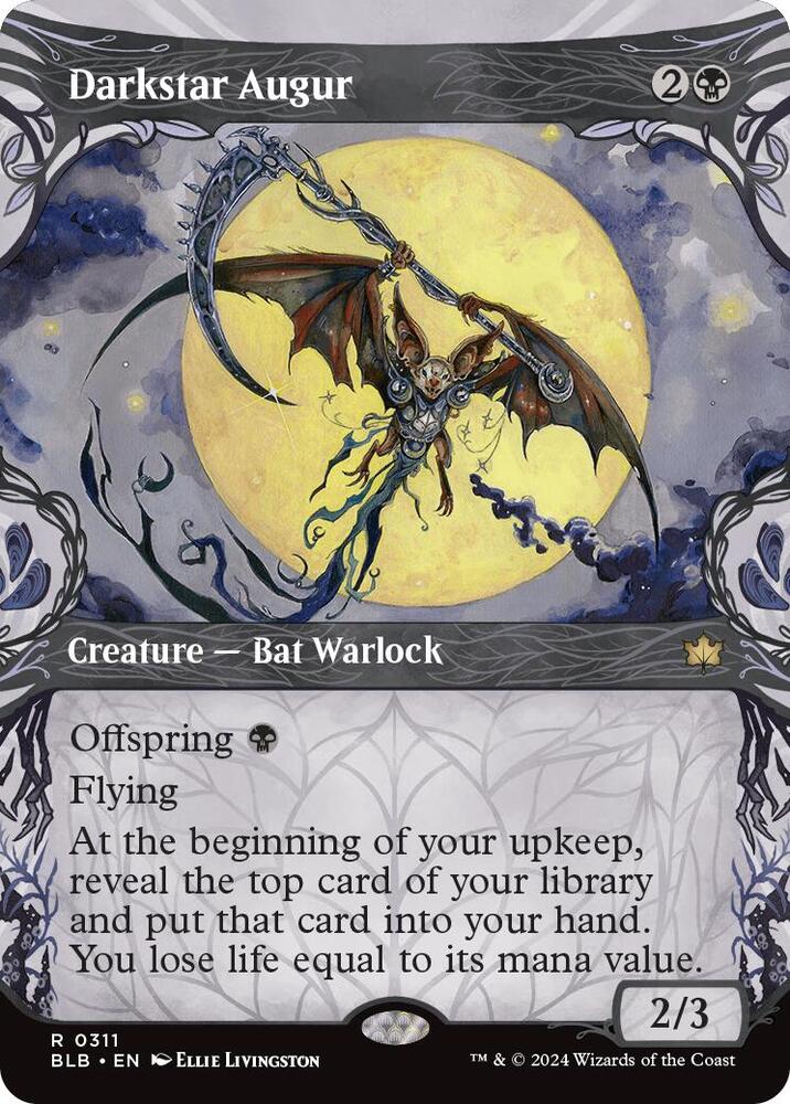 Darkstar Augur (Showcase) - Bloomburrow (BLB) NM