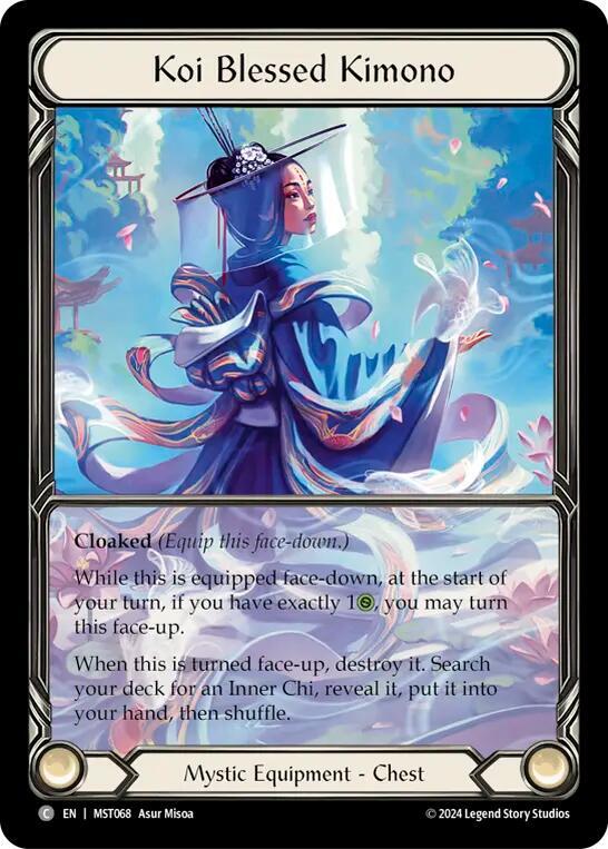 Koi Blessed Kimono (Extended Art) - Part the Mistveil (MST) NM *Cold Foil*