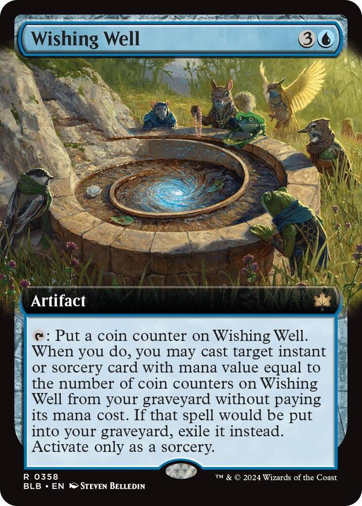 Wishing Well (Extended Art) - Bloomburrow (BLB) NM