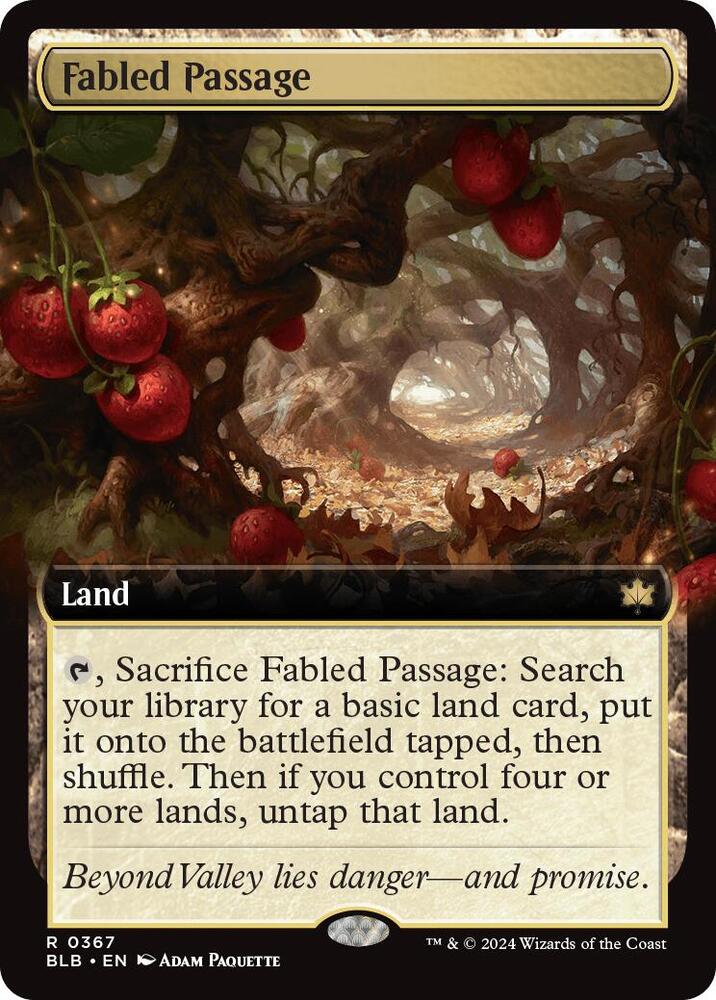 Fabled Passage (Extended Art) - Bloomburrow (BLB) NM